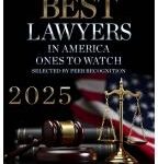 Best Lawyers in America Ones to Watch 2025 Best Lawyers in America - Ones to Watch Award 2025 Grated to Greensboro Criminal Defense Attorney Patrick Apple