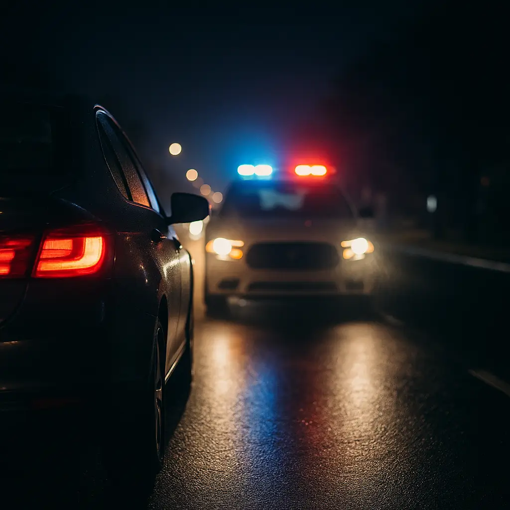 Challenging the Legality of a DWI Stop in Greensboro Police lights during a concealed carry stop in Greensboro, NC