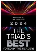 2024 The Triad’s Best award cover, recognizing Dummit Fradin Attorneys at Law in Greensboro, NC, as voted by the readers of YES! Weekly.